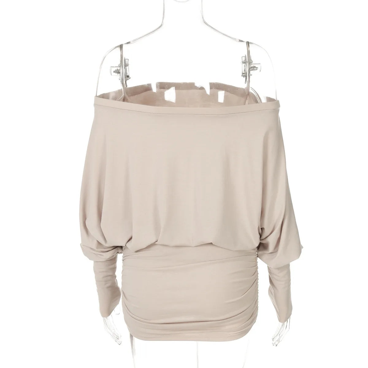 Selene Ruched Mesh Maxi Dress product view 9