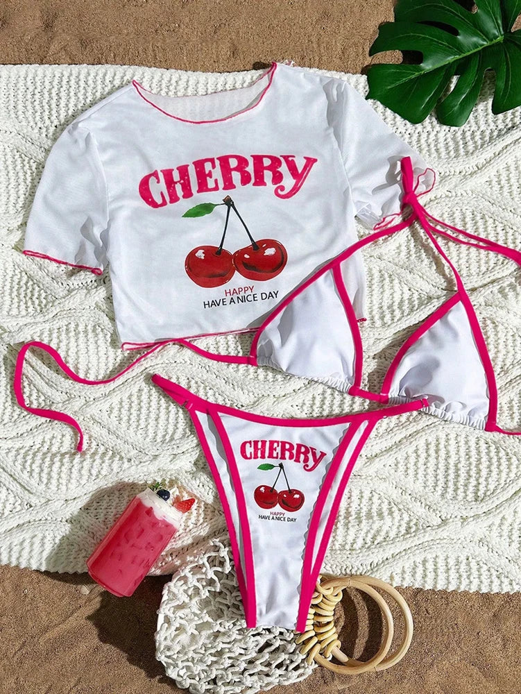 Ceri Cherry Bikini Set product view 24