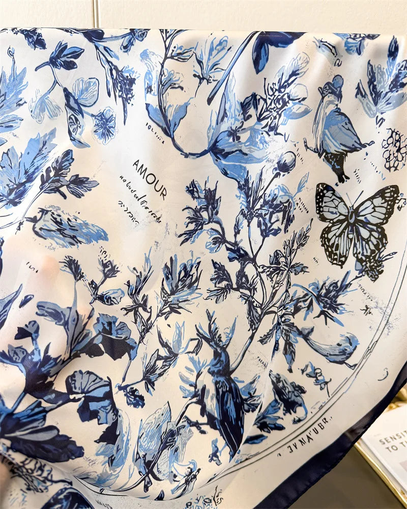Celia Butterfly Satin Scarf product view 17