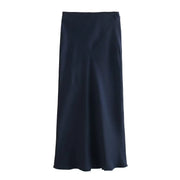 Nelle Satin Midi Skirt — alternate view 5