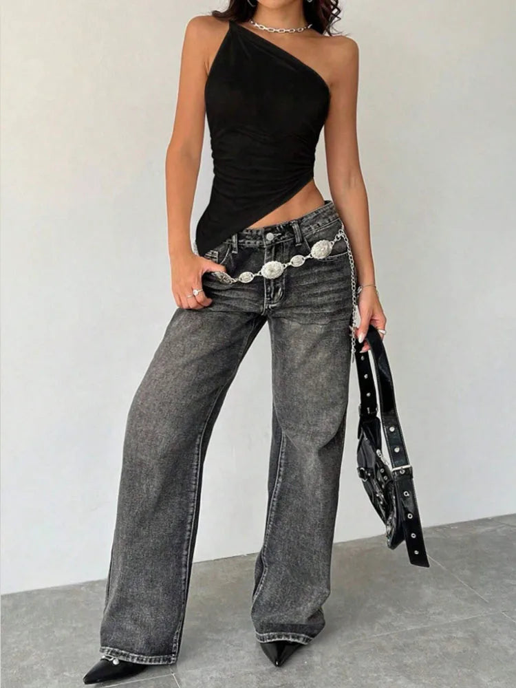 Mila Asymmetric One-Shoulder Top product view 12
