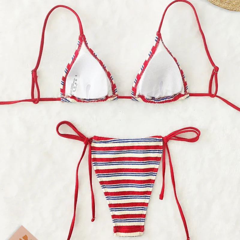Siena Stripe Bikini Set product view 3