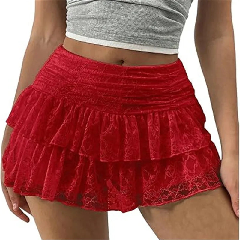 Flora Ruffle Bloomer Mini Skirt product view 18