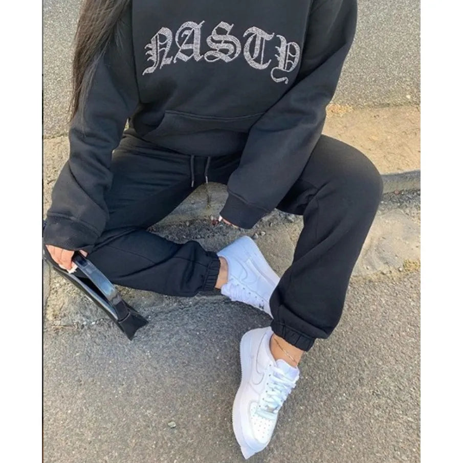 Vesper Crystal Hoodie Co-Ord product view 6