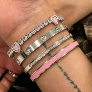 Aila Heart Bracelet Set product view 6
