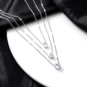 Delia Layered Crystal Necklace product view 12