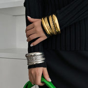 Maren Textured Bangle Set product view 2