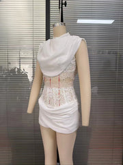 Allegra Lace Ruched Mini Co-Ord product view 7
