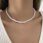 Vivienne Pearl Heart Choker product view 12