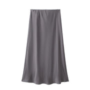 Nelle Satin Midi Skirt — alternate view 14
