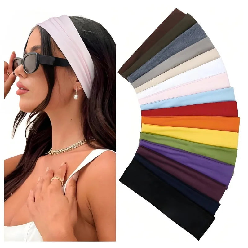 Model wearing the Alina Sport Headband Set