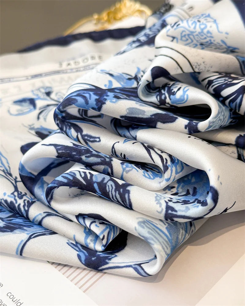 Celia Butterfly Satin Scarf product view 18
