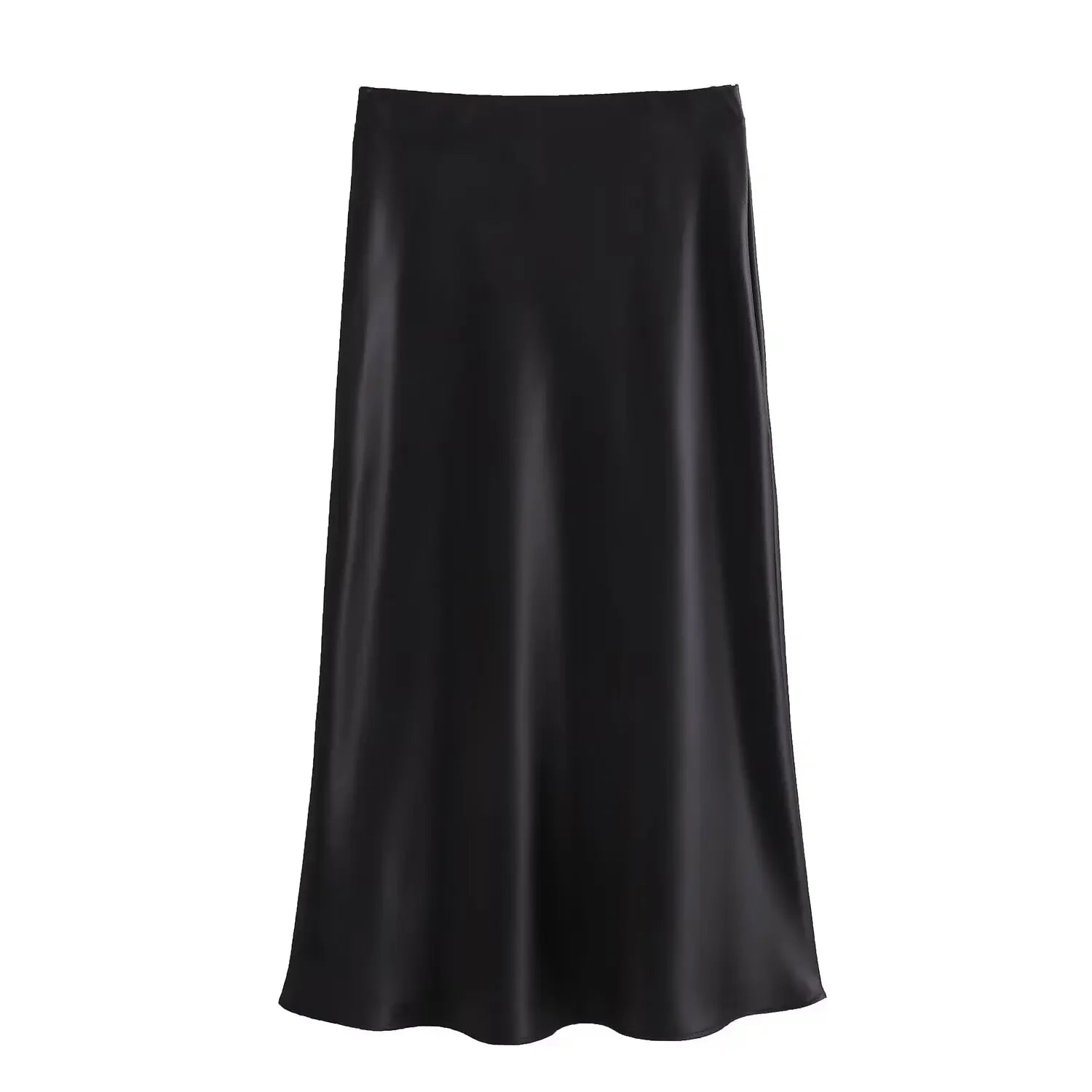 Nelle Satin Midi Skirt — alternate view 7