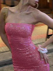 Celeste Sequin Backless Mini Dress — alternate view 3