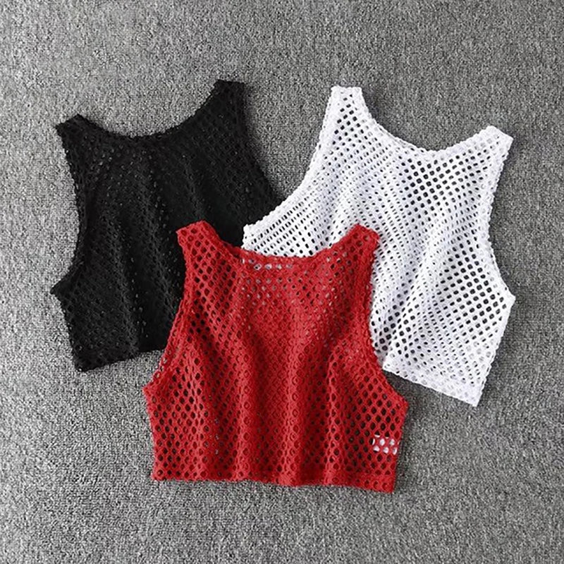 Siena Sheer Lace Crop Top — alternate view 2