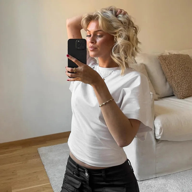Sabine Corset Crop Tee — alternate view 2