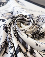 Celia Butterfly Satin Scarf product view 14