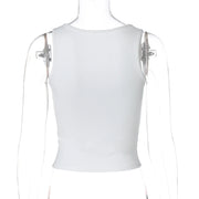 Inez Crystal Ribbed Tank product view 8