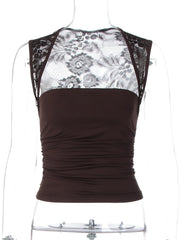Camille Lace Cami Top product view 6