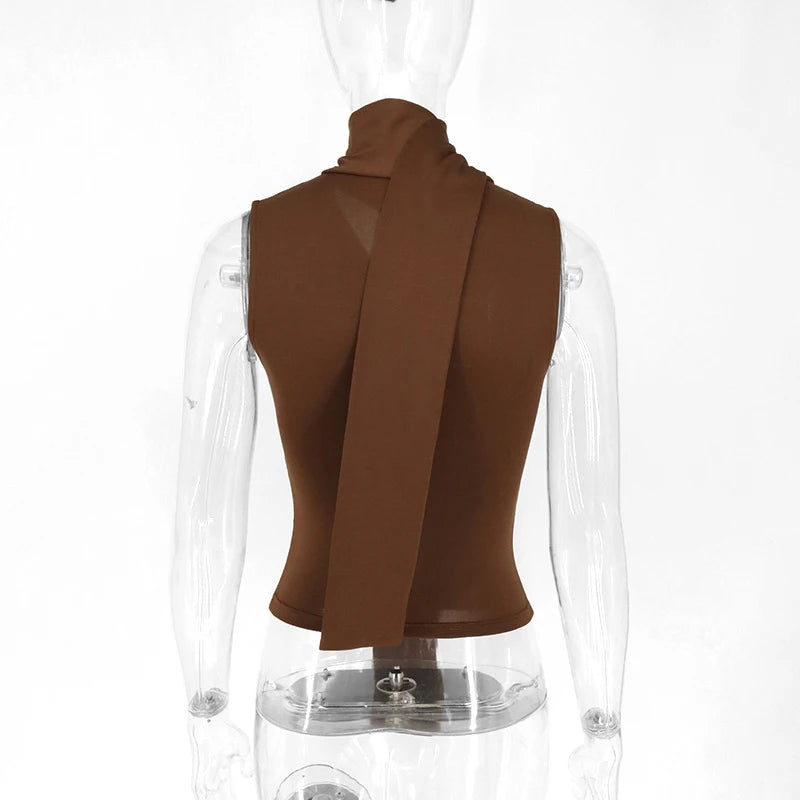 Arielle Draped Halter Top product view 32