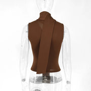 Arielle Draped Halter Top product view 32