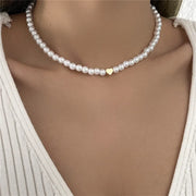 Vivienne Pearl Heart Choker product view 6