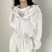 Nola Cropped Zip Hoodie product view 11