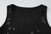 Inez Crystal Ribbed Tank product view 22