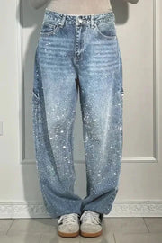 Astra Crystal Straight Jeans — alternate view 8
