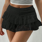 Flora Ruffle Bloomer Mini Skirt product view 2