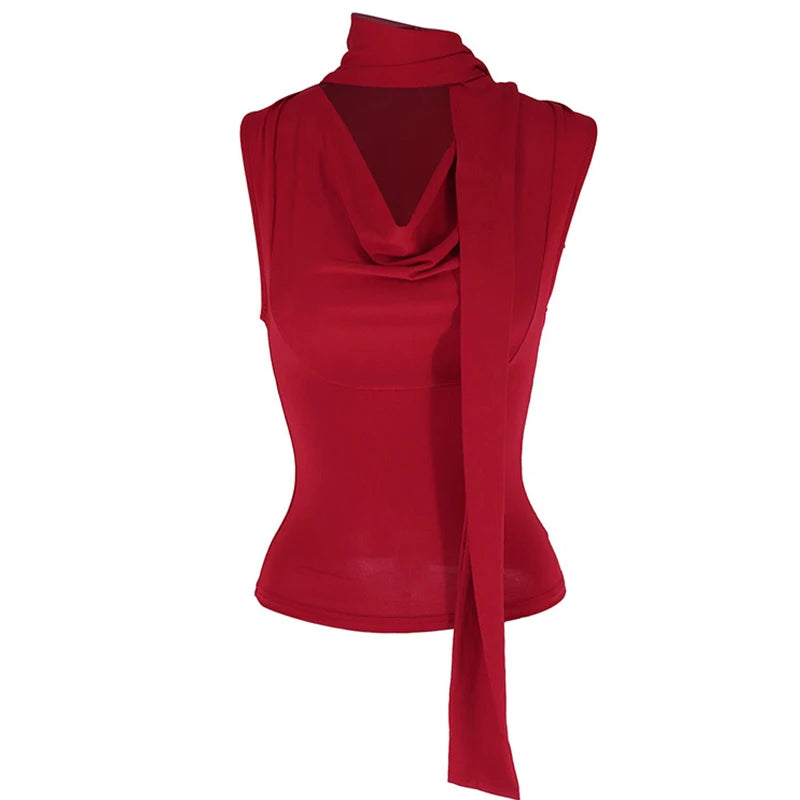 Arielle Draped Halter Top product view 38