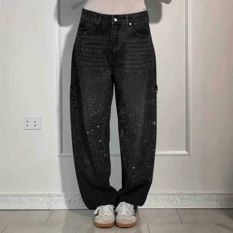 Astra Crystal Straight Jeans — alternate view 3