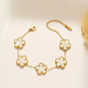 Clover Enamel Bracelet — alternate view 2