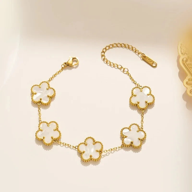Clover Enamel Bracelet — alternate view 2