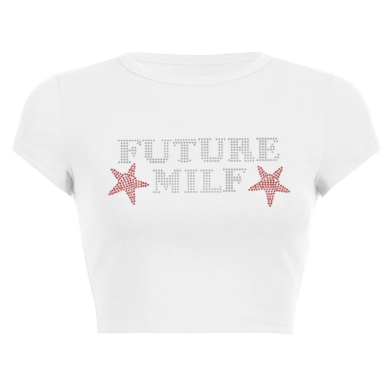 Cassie Crystal Star Baby Tee product view 9