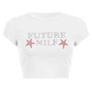 Cassie Crystal Star Baby Tee product view 9