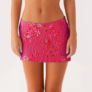 Amara Sequin Pearl Mini Skirt product view 10