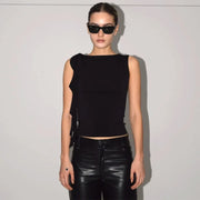 Sienna Fringe Crop Top product view 7