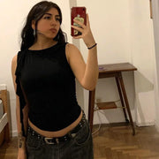 Sienna Fringe Crop Top product view 11