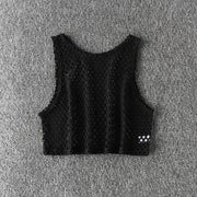Siena Sheer Lace Crop Top — alternate view 5