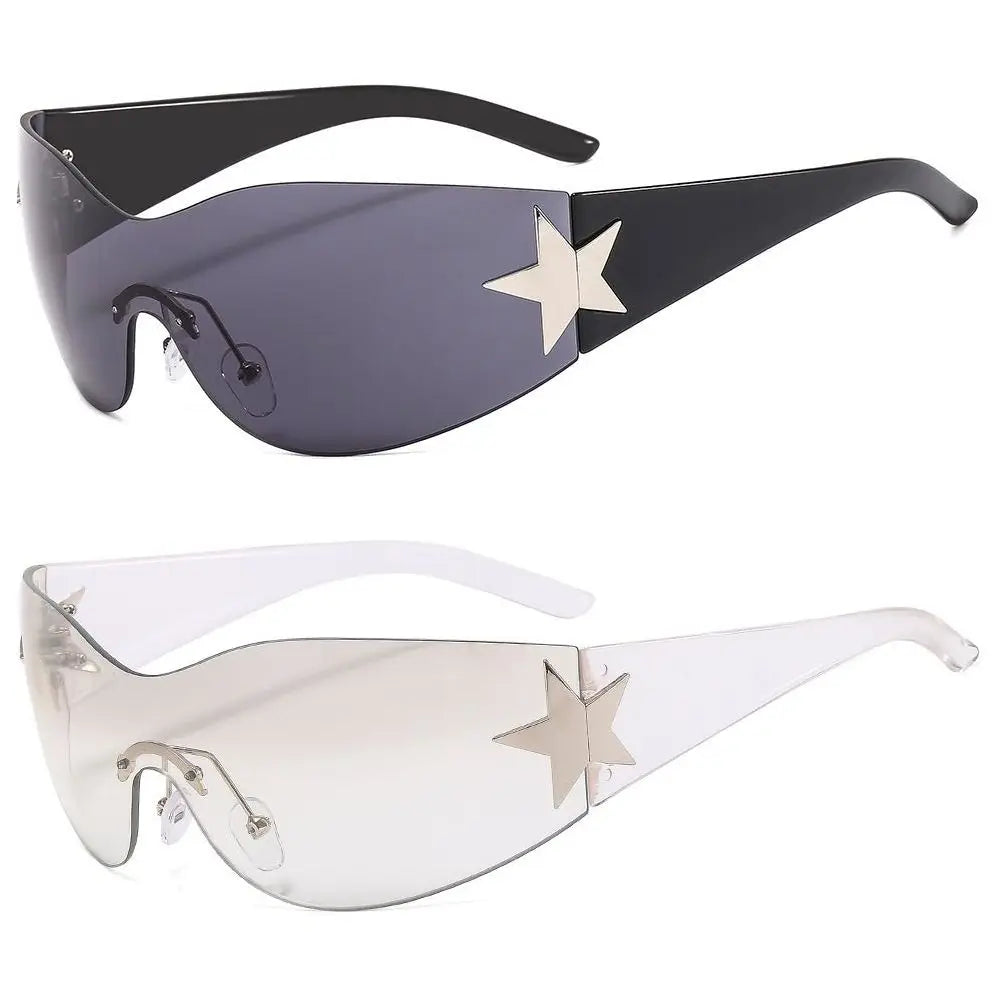 Nyx Rimless Wrap Sunglasses product view 1