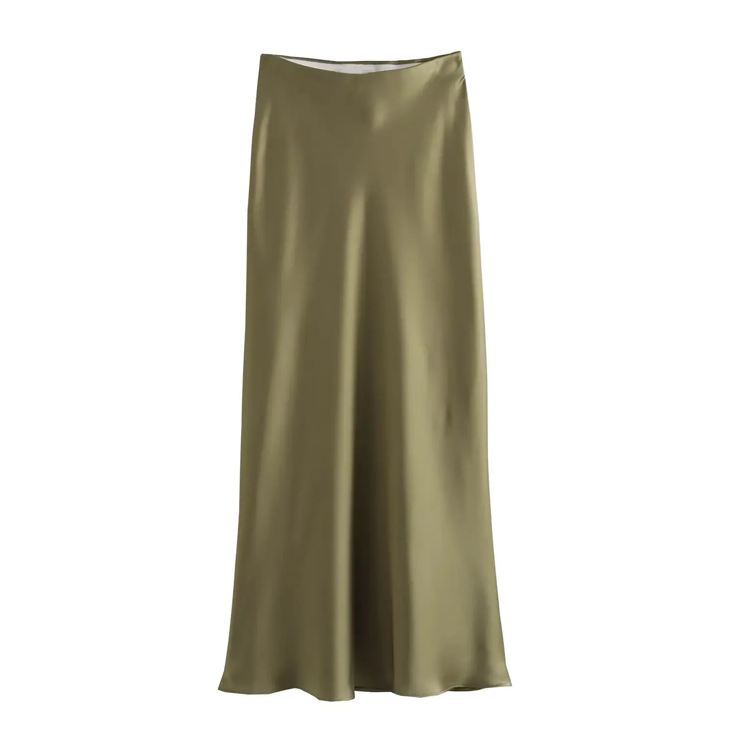 Nelle Satin Midi Skirt — alternate view 11