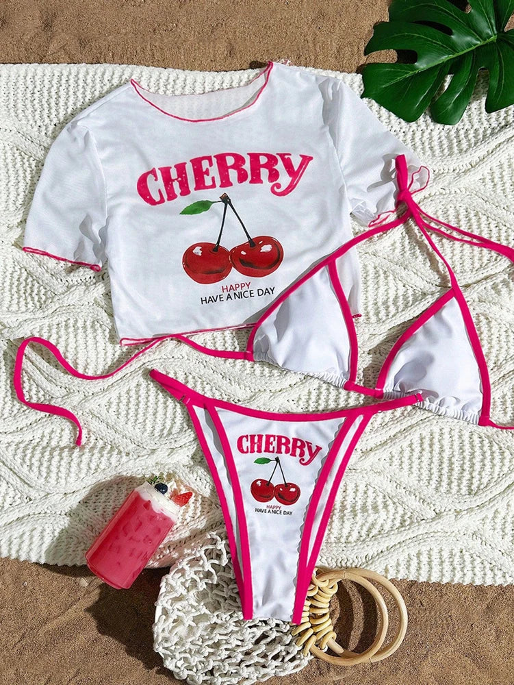 Ceri Cherry Bikini Set product view 5