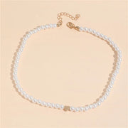 Vivienne Pearl Heart Choker product view 8