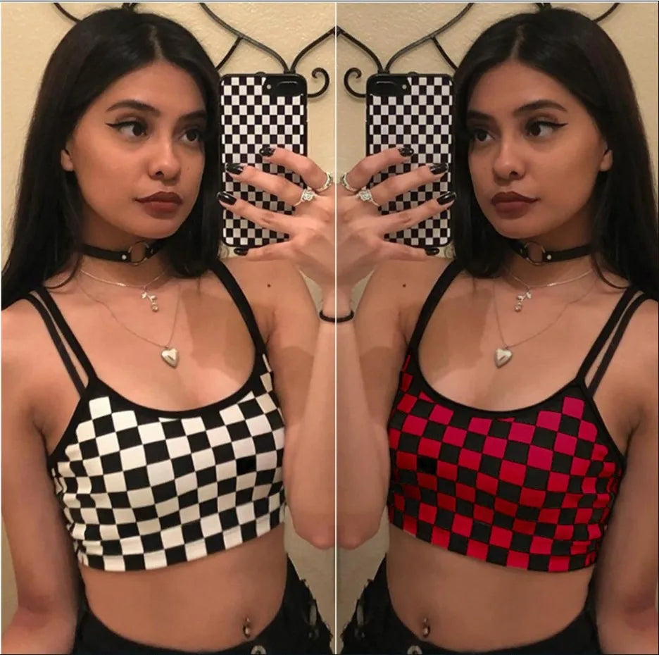 Imogen Checked Halter Top product view 3