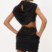 Allegra Lace Ruched Mini Co-Ord product view 19