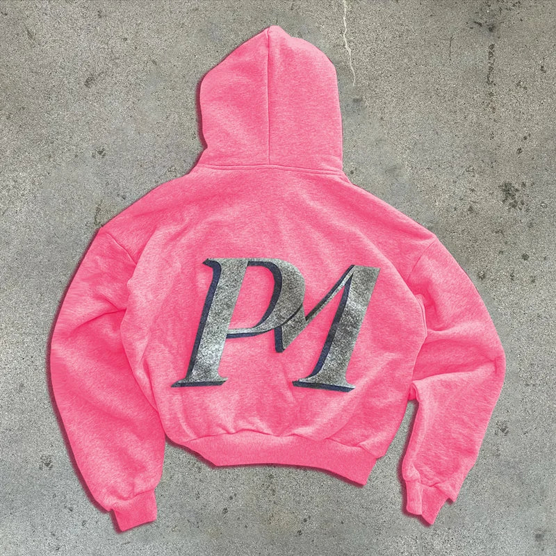 Kiki Printed Zip Hoodie product view 4