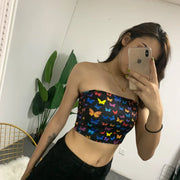 Kira Graphic Bandeau Top product view 4