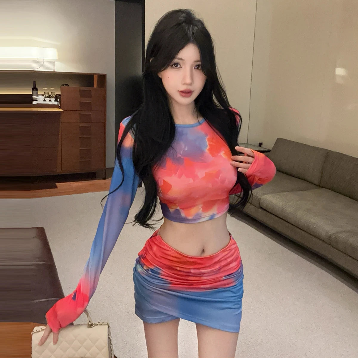 Zora Tie-Dye Skirt Co-Ord product view 10