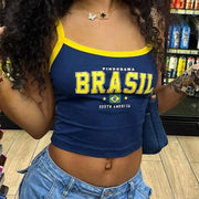 Zara Halter Crop Top — alternate view 4
